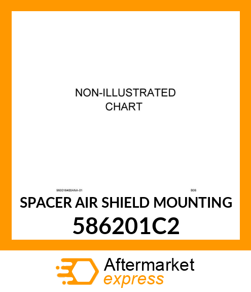 SPACER AIR SHIELD MOUNTING 586201C2