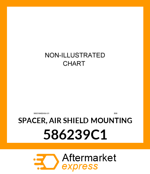 SPACER, AIR SHIELD MOUNTING 586239C1