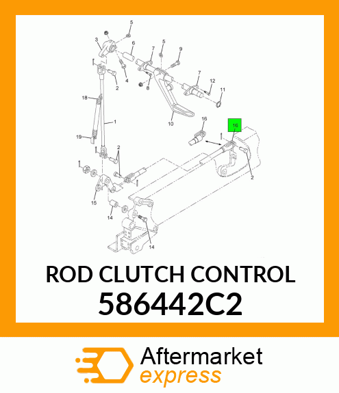 ROD CLUTCH CONTROL 586442C2