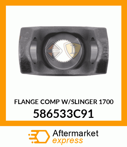FLANGE COMP W/SLINGER 1700 586533C91