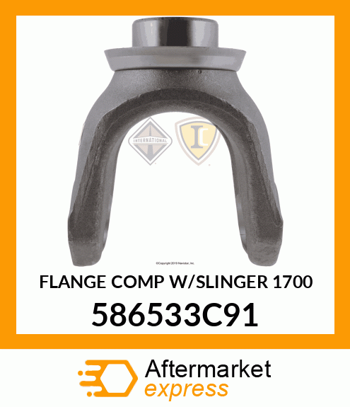 FLANGE COMP W/SLINGER 1700 586533C91