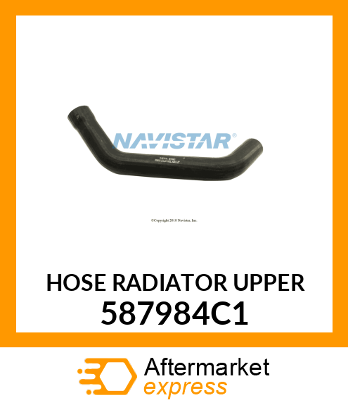 HOSE RADIATOR UPPER 587984C1