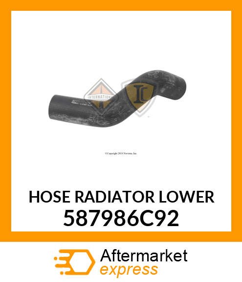 HOSE RADIATOR LOWER 587986C92