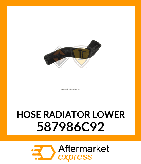 HOSE RADIATOR LOWER 587986C92