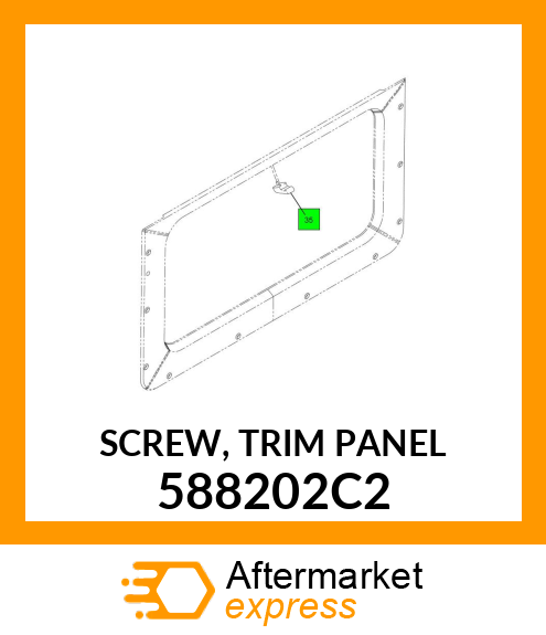 SCREW, TRIM PANEL 588202C2