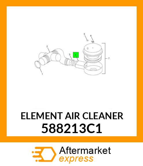 ELEMENT AIR CLEANER 588213C1