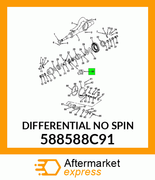 DIFFERENTIAL NO SPIN 588588C91