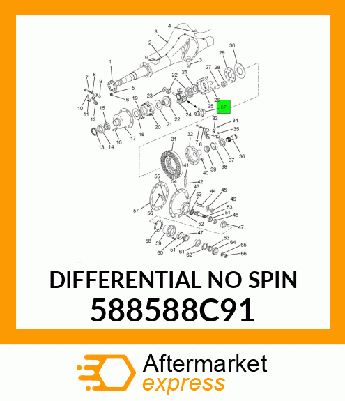 DIFFERENTIAL NO SPIN 588588C91