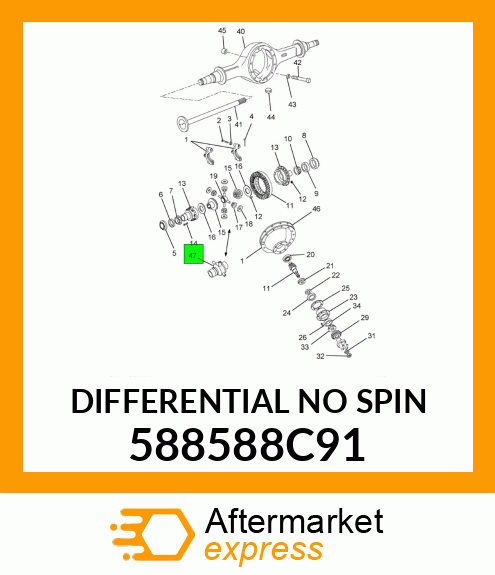 DIFFERENTIAL NO SPIN 588588C91