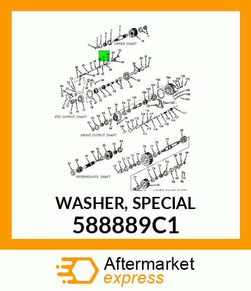 WASHER, SPECIAL 588889C1