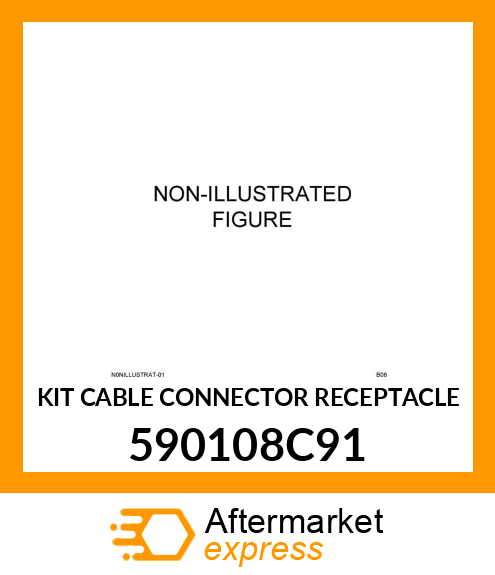 KIT CABLE CONNECTOR RECEPTACLE 590108C91