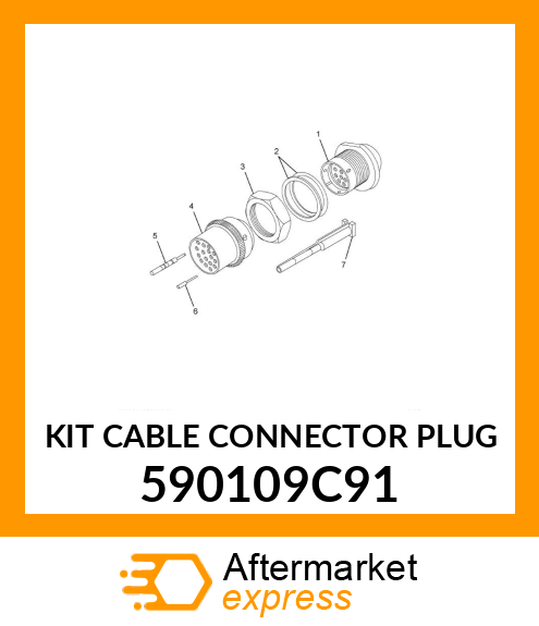 KIT CABLE CONNECTOR PLUG 590109C91