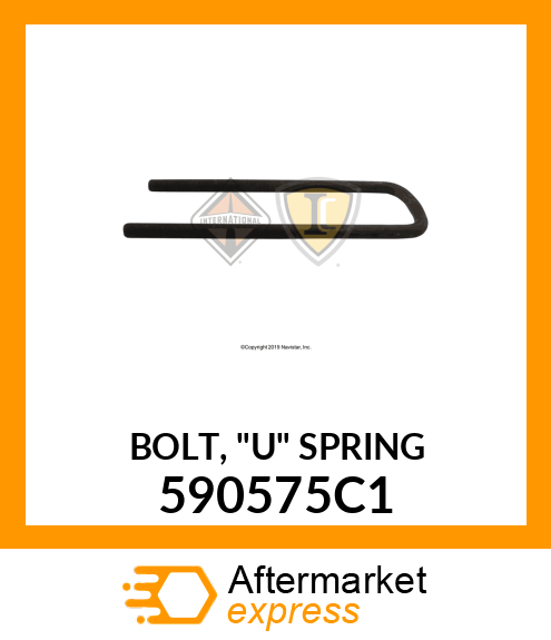 BOLT, "U" SPRING 590575C1