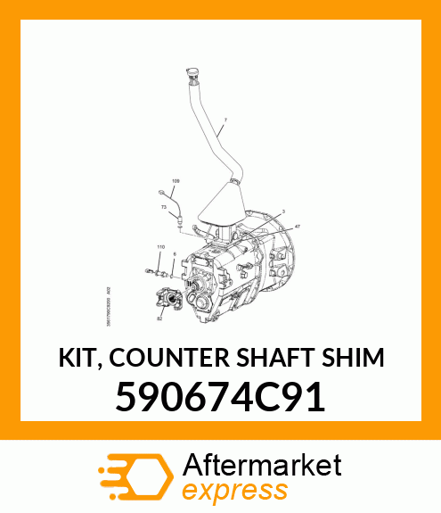 KIT, COUNTER SHAFT SHIM 590674C91