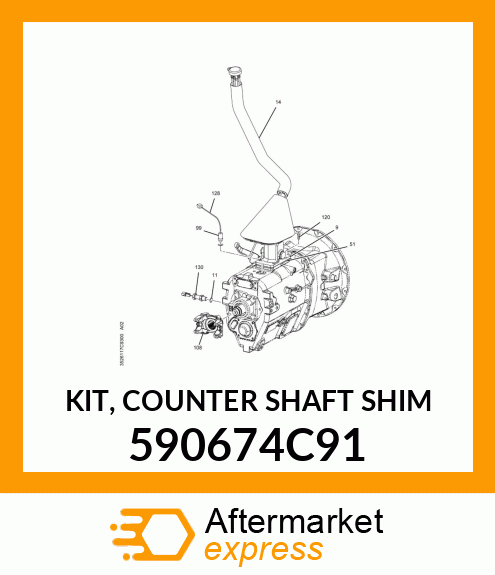 KIT, COUNTER SHAFT SHIM 590674C91