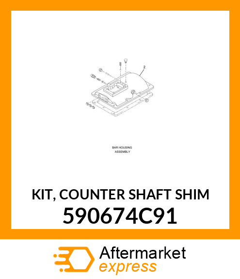 KIT, COUNTER SHAFT SHIM 590674C91