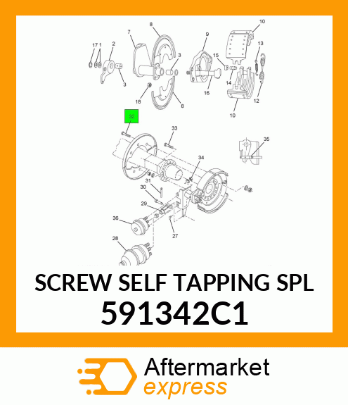 SCREW SELF TAPPING SPL 591342C1