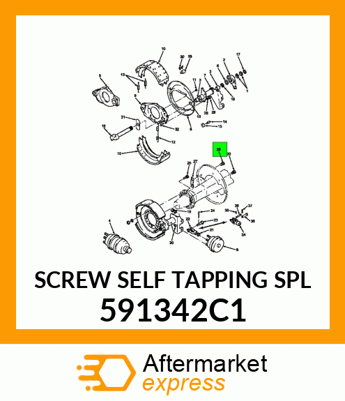 SCREW SELF TAPPING SPL 591342C1