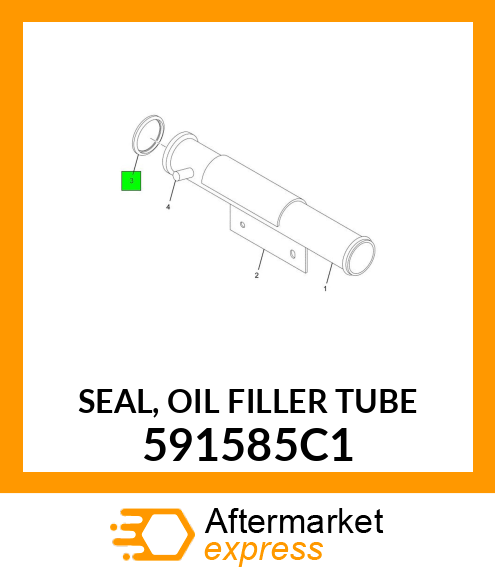 SEAL, OIL FILLER TUBE 591585C1