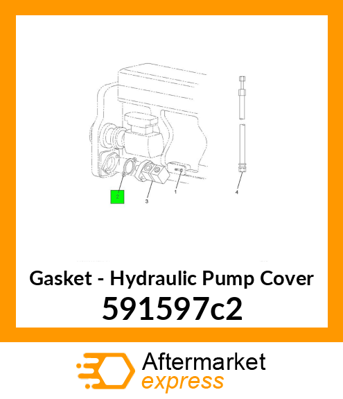 Gasket - Hydraulic Pump Cover 591597c2