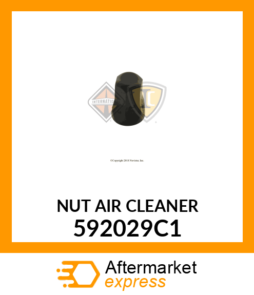 NUT AIR CLEANER 592029C1