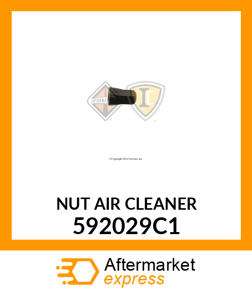 NUT AIR CLEANER 592029C1