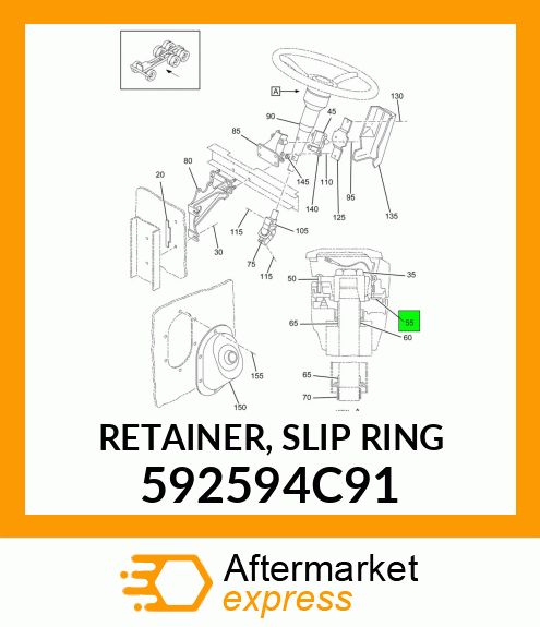 RETAINER, SLIP RING 592594C91