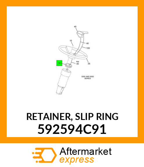 RETAINER, SLIP RING 592594C91