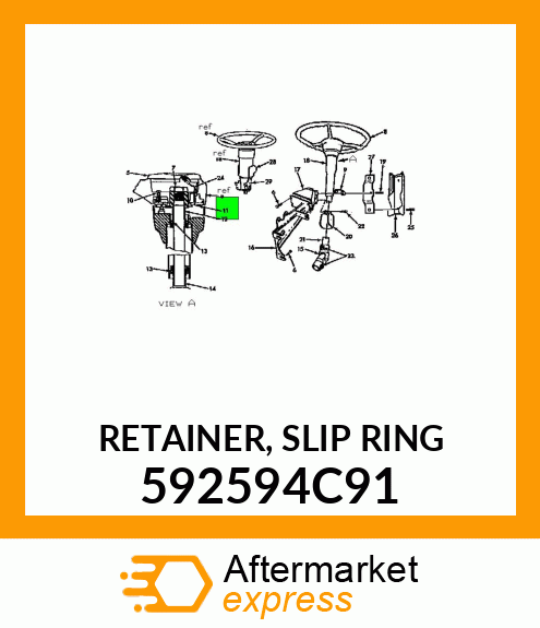 RETAINER, SLIP RING 592594C91