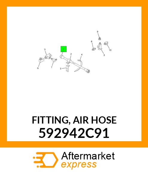 FITTING, AIR HOSE 592942C91