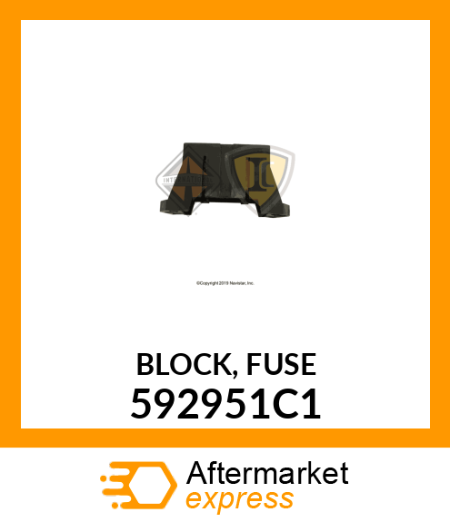 BLOCK, FUSE 592951C1