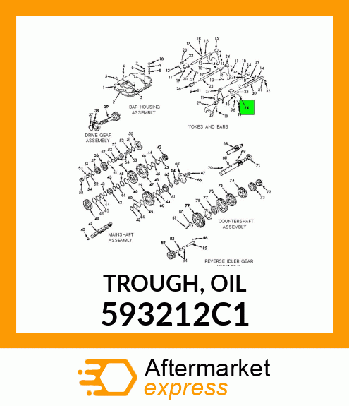 TROUGH, OIL 593212C1