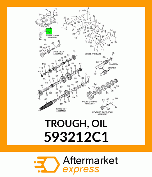 TROUGH, OIL 593212C1