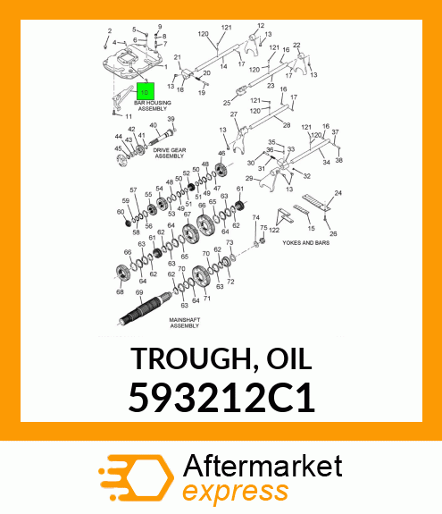 TROUGH, OIL 593212C1