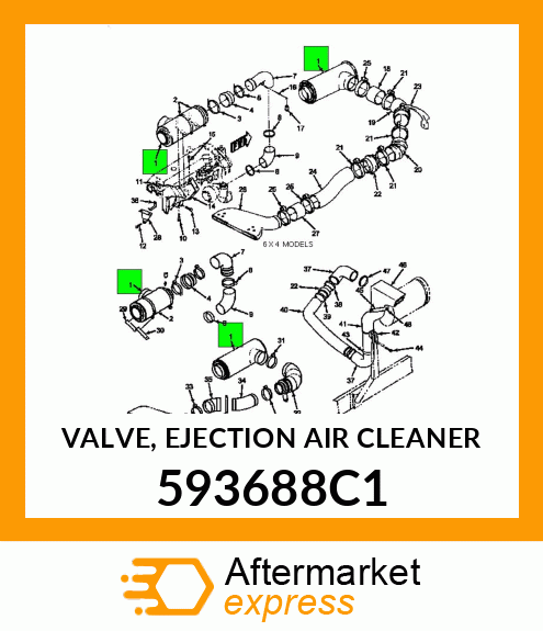 VALVE, EJECTION AIR CLEANER 593688C1