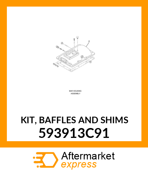 KIT, BAFFLES AND SHIMS 593913C91