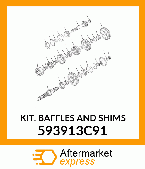 KIT, BAFFLES AND SHIMS 593913C91