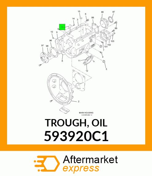 TROUGH, OIL 593920C1