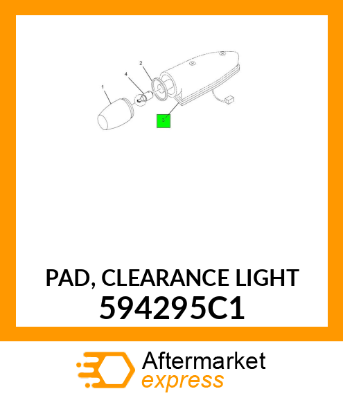 PAD, CLEARANCE LIGHT 594295C1