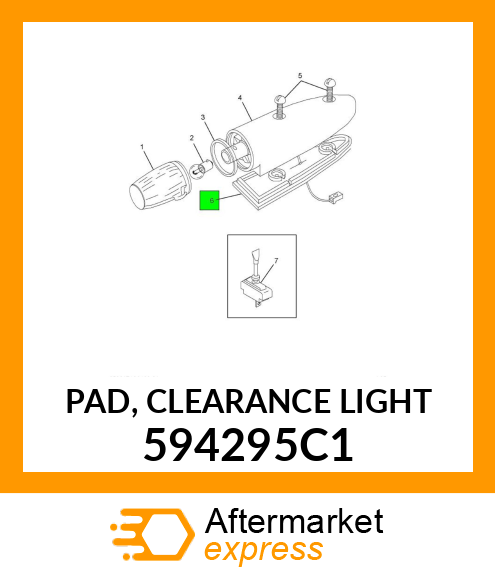 PAD, CLEARANCE LIGHT 594295C1