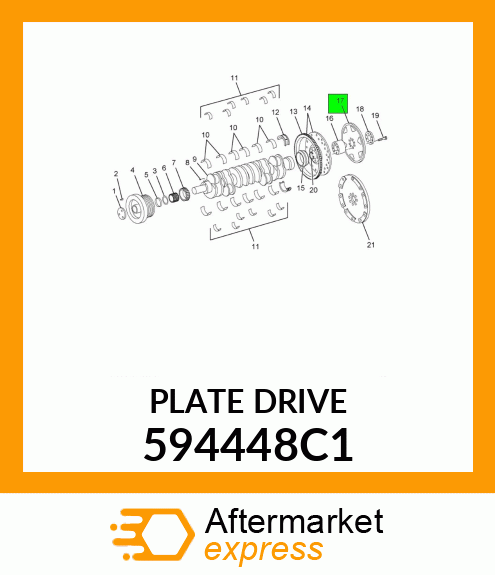 PLATE DRIVE 594448C1