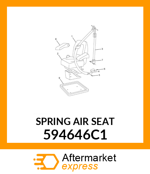 SPRING AIR SEAT 594646C1