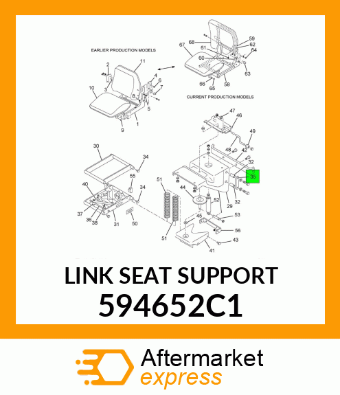 LINK SEAT SUPPORT 594652C1