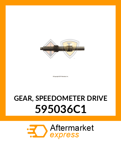 GEAR, SPEEDOMETER DRIVE 595036C1