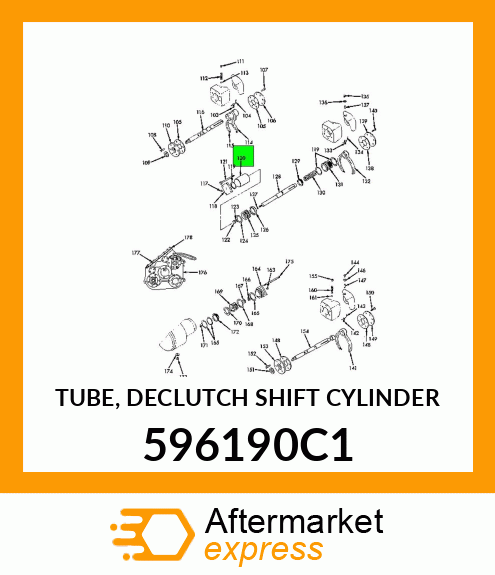 TUBE, DECLUTCH SHIFT CYLINDER 596190C1