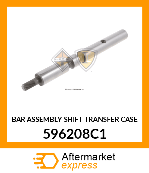 BAR ASSEMBLY SHIFT TRANSFER CASE 596208C1