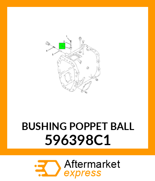 BUSHING POPPET BALL 596398C1
