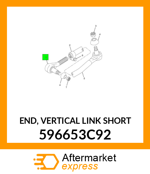 END, VERTICAL LINK SHORT 596653C92