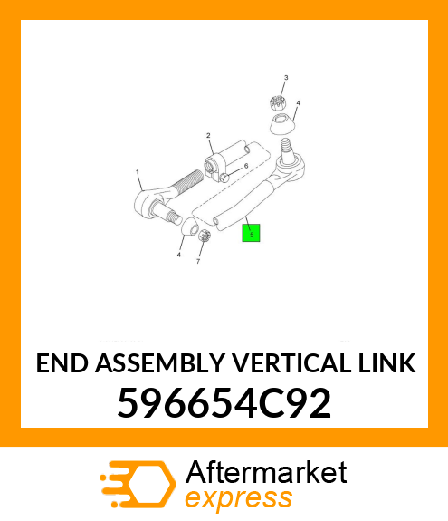 END ASSEMBLY VERTICAL LINK 596654C92