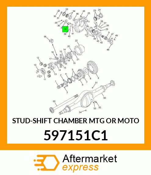 STUD-SHIFT CHAMBER MTG OR MOTO 597151C1